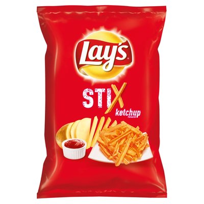Obrázek Lay's Stix Smažené bramborové lupínky s příchutí kečupu 60g