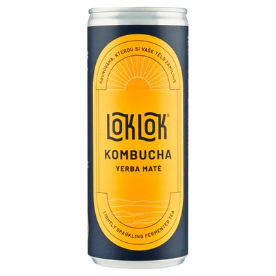 Obrázek ŠETŘÍME JÍDLEM: LokLok Kombucha Yerba Maté 250ml