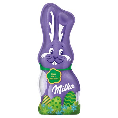 Obrázek Milka zajíček mléčná čokoláda s kousky oříšků 45g