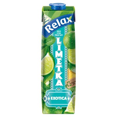 Obrázek Relax Exotica ovocný nápoj limetka jablko citron příchuť máty 1l