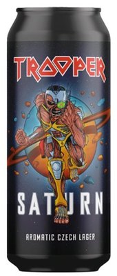 Obrázek Trooper Saturn pivo ležák plech