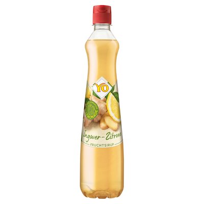 Obrázek Yo Sirup s příchutí zázvor-citron 0,7l