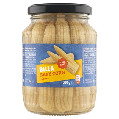 Obrázek BILLA Kukuřičky ve sladkokyselém nálevu 330g