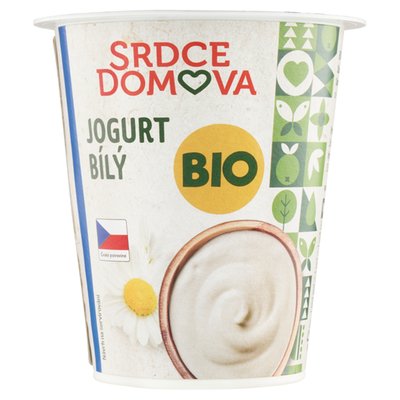 Obrázek Srdce domova Bio jogurt bílý 150g