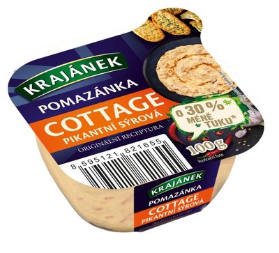 Obrázek Krajánek Pomazánka cottage pikatní sýrová 100g