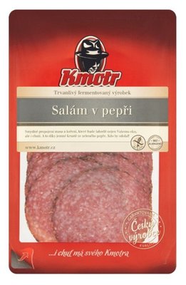 Obrázek Kmotr Salám v pepři krájený 75g