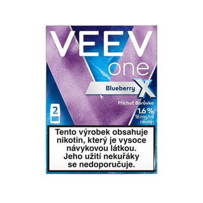 Obrázek Veev One 1000 Pod 2 ks Blueberry X náplně do e-cigarety