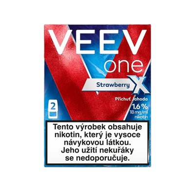 Obrázek Veev One 1000 Pod 2 ks Strawberry X náplně do e-cigarety