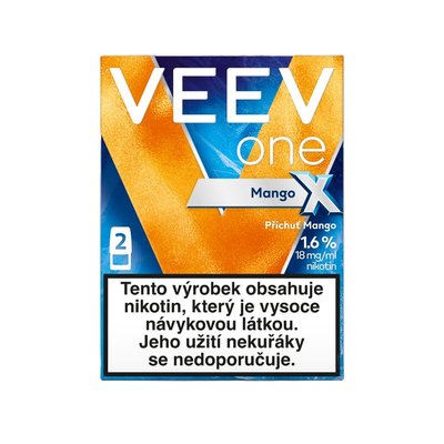 Obrázek Veev One 1000 Pod 2 ks Mango náplně do e-cigarety