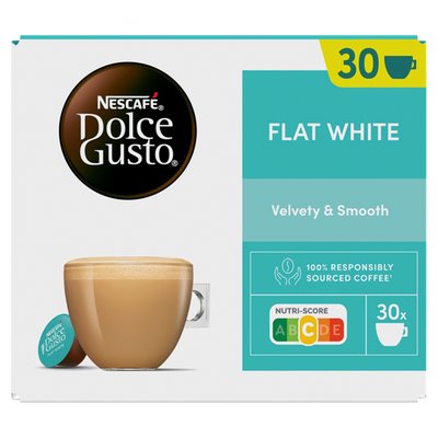 Obrázek NESCAFÉ Dolce Gusto Flat White - kávové kapsle - 30 ks