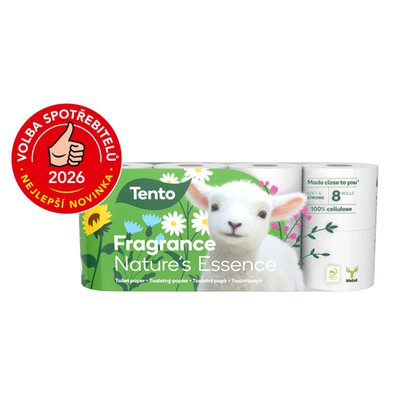 Obrázek Tento Fragrance Nature's Essence toaletní papír 3 vrstvy 8 rolí