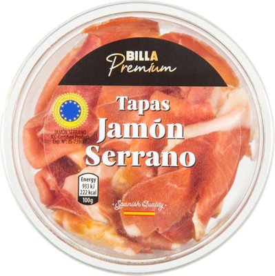 Obrázek BILLA Premium Tapas Jamón Serrano