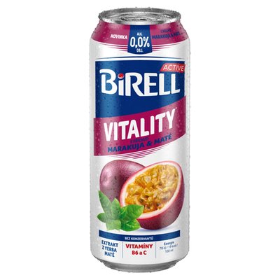 Obrázek Birell Active Vitality s příchutí marakuja & maté 0,5l
