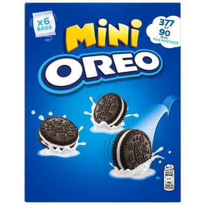 Obrázek Oreo sušenky MINI s vanilkovou náplní 114g