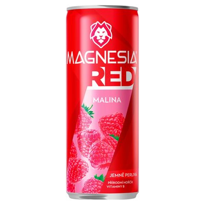 Obrázek Magnesia Red Malina jemně perlivá 0,33l