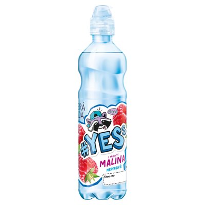 Obrázek Dobrá voda YESs s příchutí malina neperlivá 0,5l