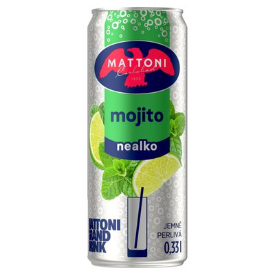 Obrázek Mattoni Mojito nealko jemně perlivá 0,33l