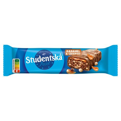 Obrázek Studentská pečeť Karamel & Crispies, tyčinka s karamelem a cereálními křupinkami 38g