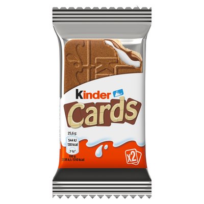 Obrázek Kinder Cards 2 ks 25,6g