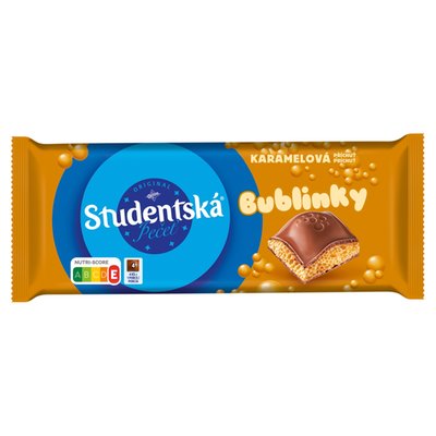 Obrázek Studentská pečeť Bublinky mléčná a příchuť karamelu 90g