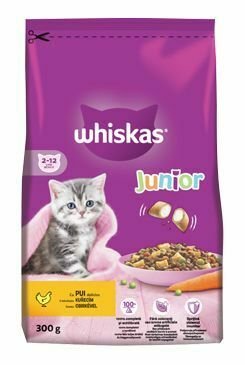 Obrázek Whiskas Dry Junior s kuřecím masem 300g