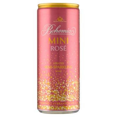Obrázek Bohemia Mini Rosé perlivé víno 0,25l