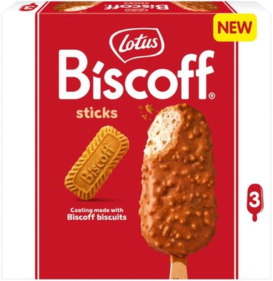 Obrázek Lotus Biscoff zmrzlina 3x90ml