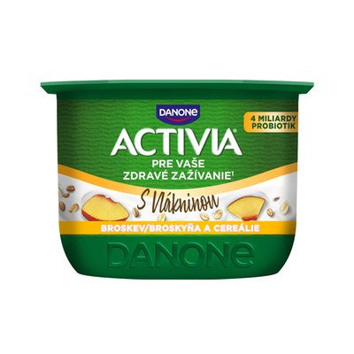 Obrázek ACTIVIA Broskev cereálie 120g