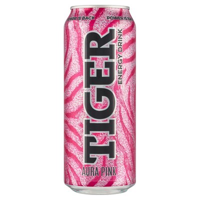 Obrázek Tiger Energy Drink Aura Pink 500ml