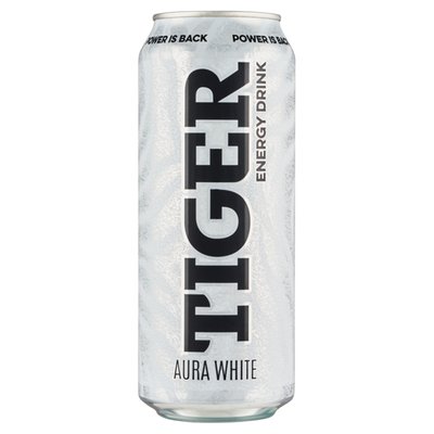 Obrázek Tiger Energy Drink Aura White 500ml