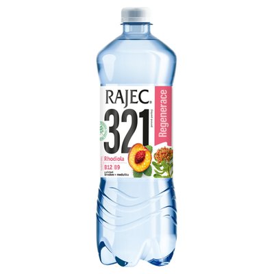Obrázek Rajec 321 jemně perlivý s příchutí broskev + meduňka 0,75l
