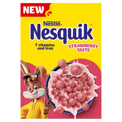 Obrázek Nesquik Cereálie jahodová příchuť 330g