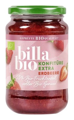 Obrázek BILLA BIO Extra džem Jahoda 415g