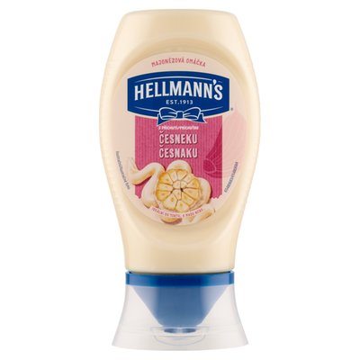 Obrázek Hellmann's Majonézová omáčka s příchutí česneku 250ml