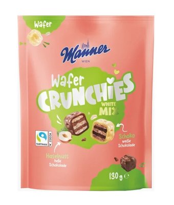 Obrázek Manner Wafer Crunchies White Mix 130g