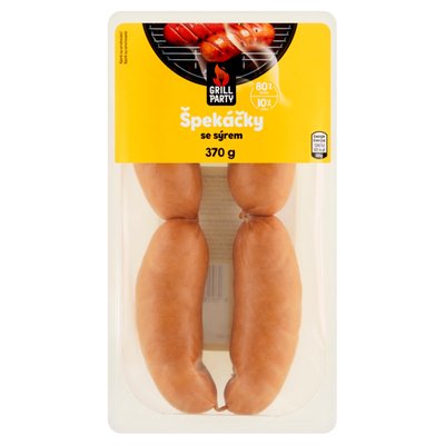 Obrázek GRILL Party Špekáčky se sýrem 370g