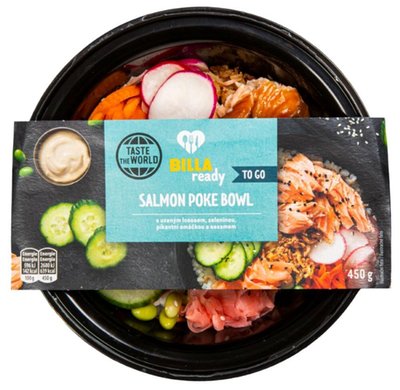 Obrázek BILLA Ready Salmon Poke Bowl 450g