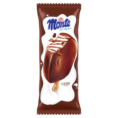 Obrázek Zott Monte Mražený krém smetanový a mléčný čokoládový s lískovými ořechy 100ml