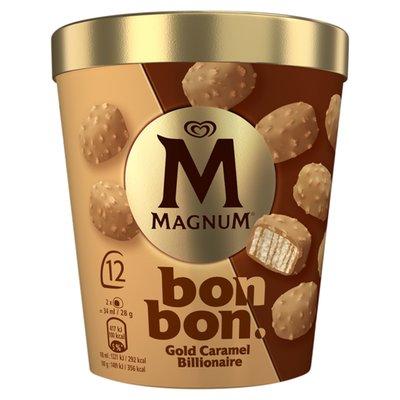 Obrázek Magnum Bonbon Gold Caramel Billionaire 12 x 17ml