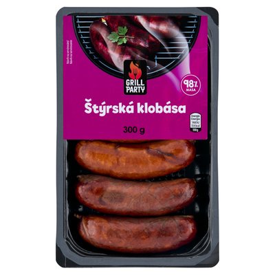Obrázek GRILL Party Štýrská klobása 300g