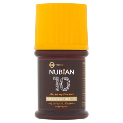 Obrázek Nubian Olej na opalování SPF 10 60ml