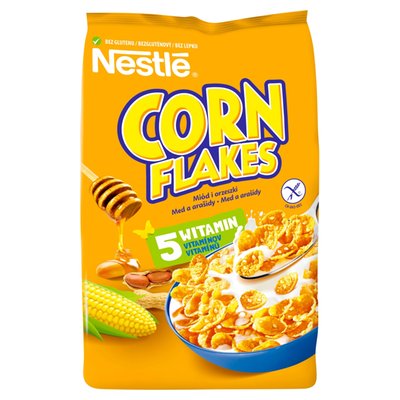 Obrázek CORN FLAKES Med a arašídy 400g