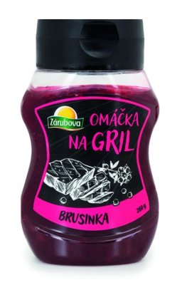Obrázek Zárubova omáčka na gril brusinka 260g