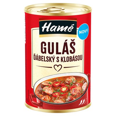 Obrázek Hamé Guláš ďábelský s klobásou 400g