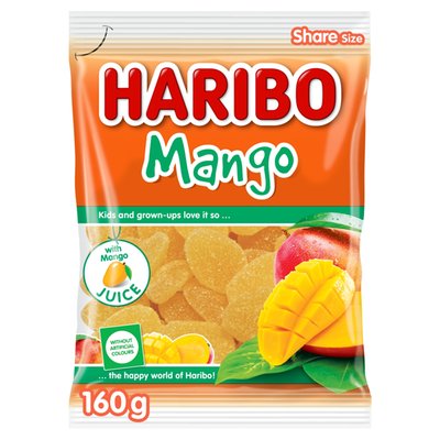 Obrázek Haribo Mango ovocné želé 160g