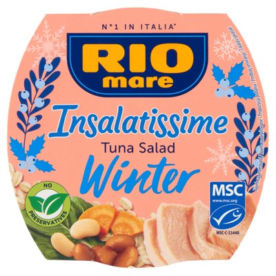 Obrázek Rio Mare Insalatissime Hotový pokrm ze zeleniny, tuňáka, ječných krup a luštěnin 160g