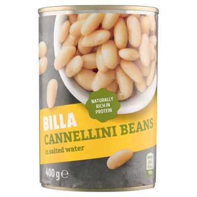 Obrázek BILLA Bílé fazole ve slaném nálevu 400g