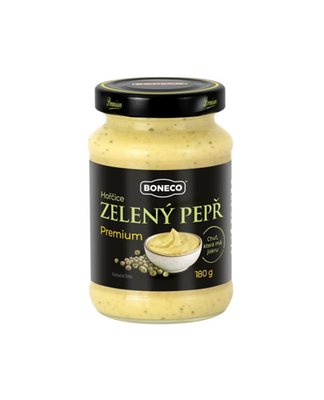 Obrázek Hořčice se zeleným pepřem Premium 180g