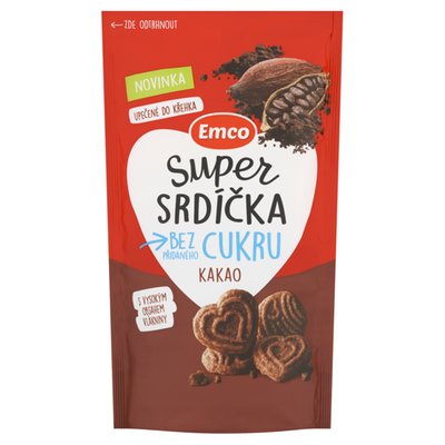 Obrázek Emco Super srdíčka kakao 140g
