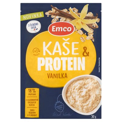 Obrázek Emco Kaše & protein vanilka 50g